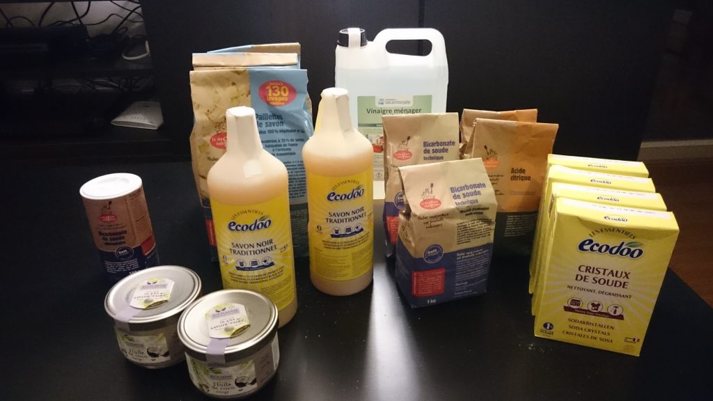 Grosse commande de produits ménager